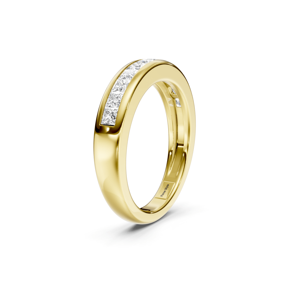 0.60 CT Princess Cut Diamonds - Wedding Rings - Primestyle.com