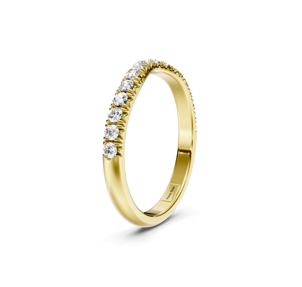 0.30 CT Round Cut Diamonds - Wedding Band - Primestyle.com