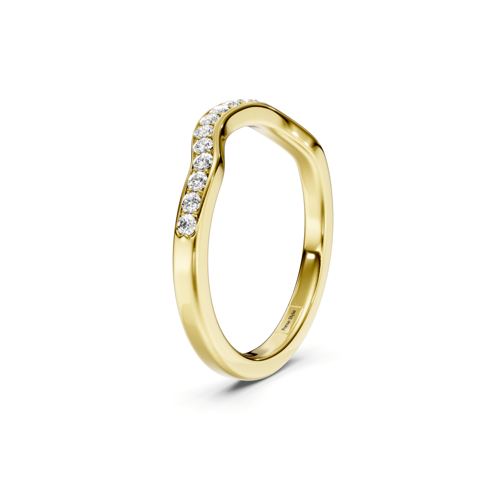 0.20 CT Round Cut Lab Grown Diamonds - Wedding Band
