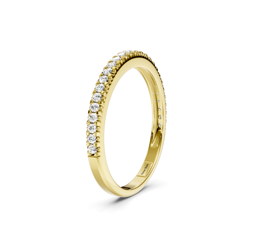 0.25 CT Round Cut Lab Grown Diamonds - Wedding Band