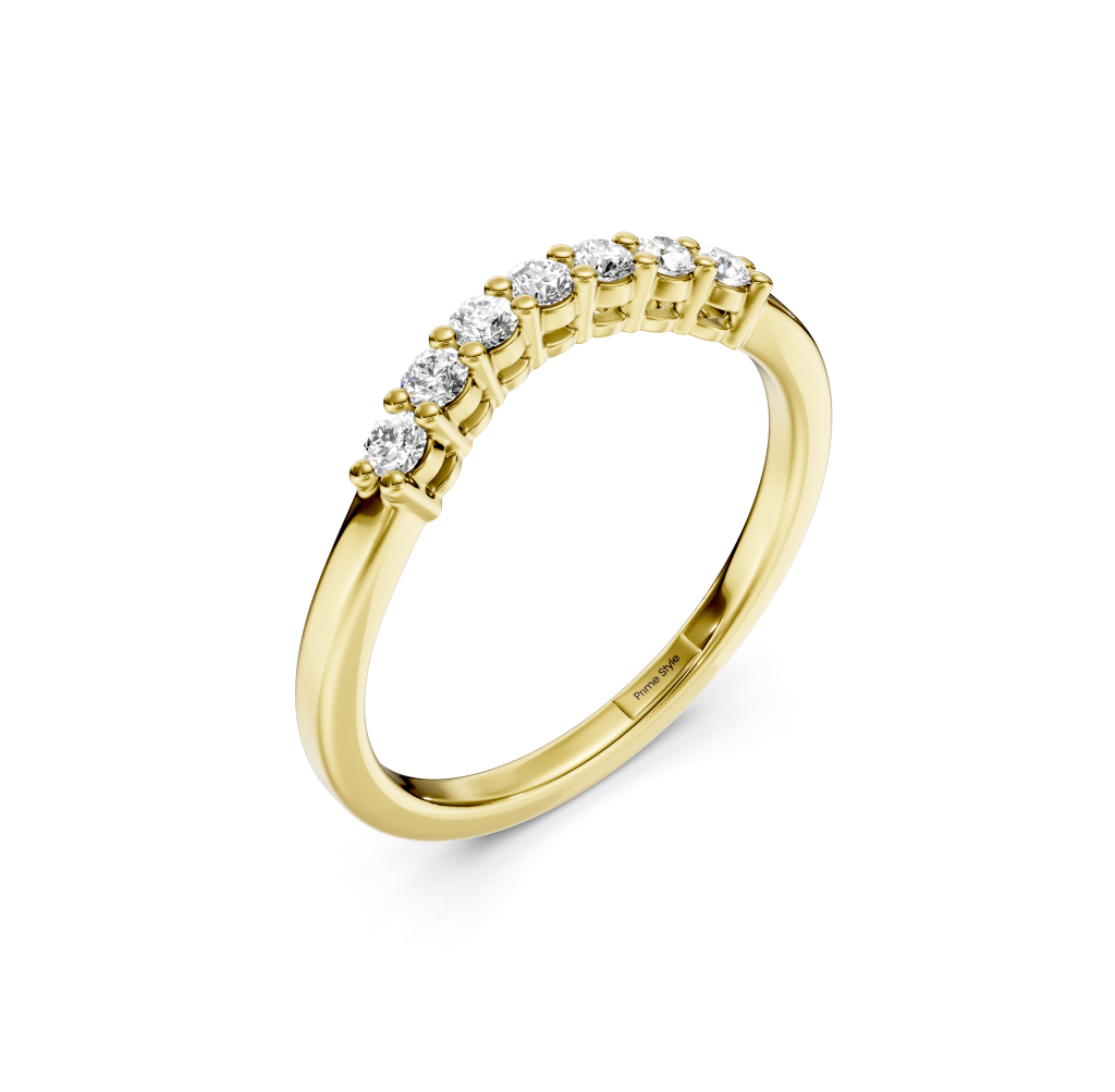 0.25 CT Round Cut Lab Grown Diamonds - Wedding Band