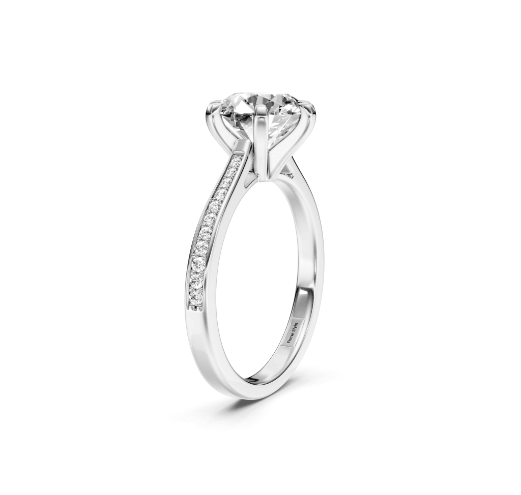 0.70-6.20 CT Round Cut Lab Grown Diamonds - Engagement Ring