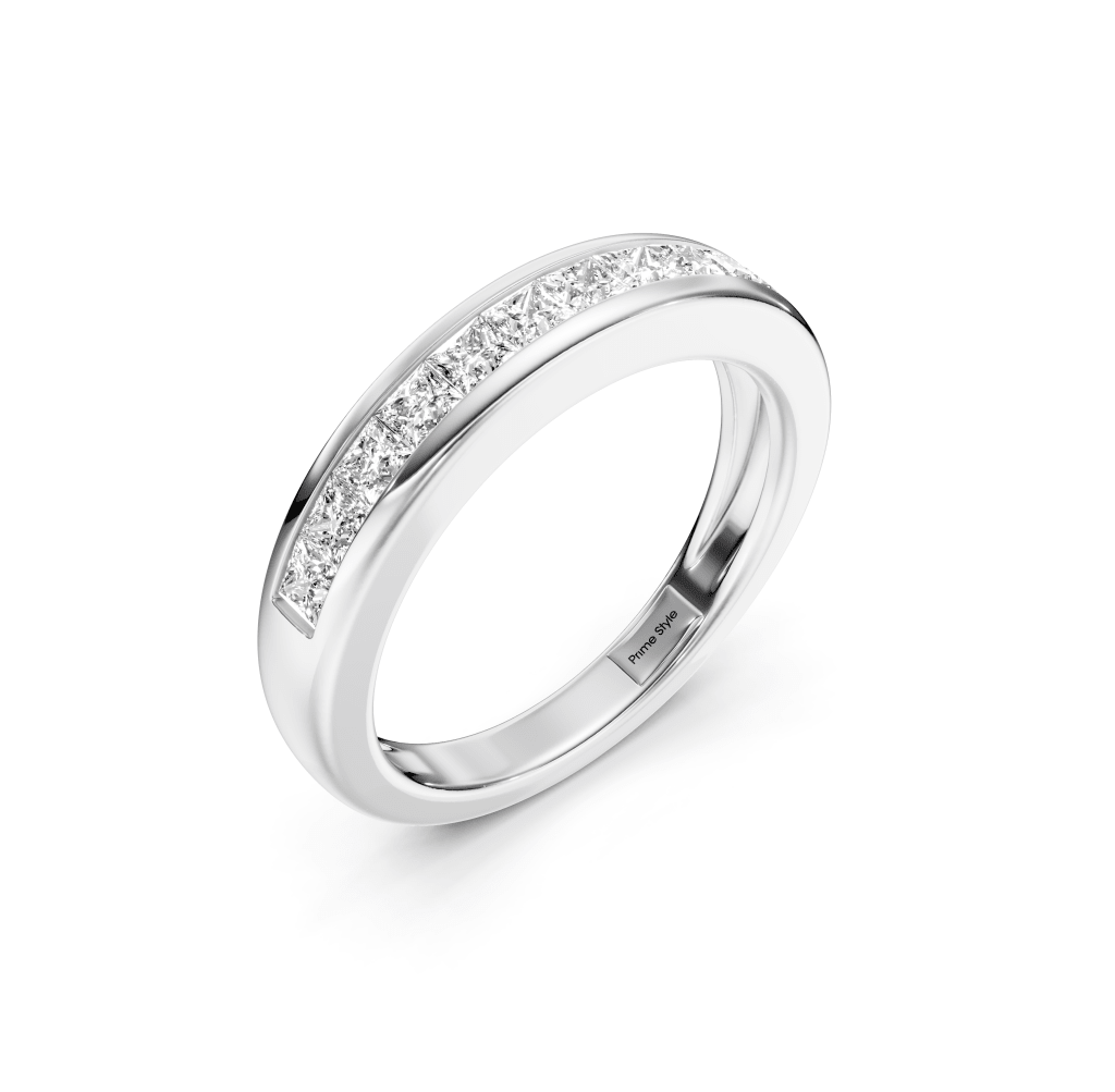 0.60 CT Princess Cut Diamonds - Wedding Rings - Primestyle.com