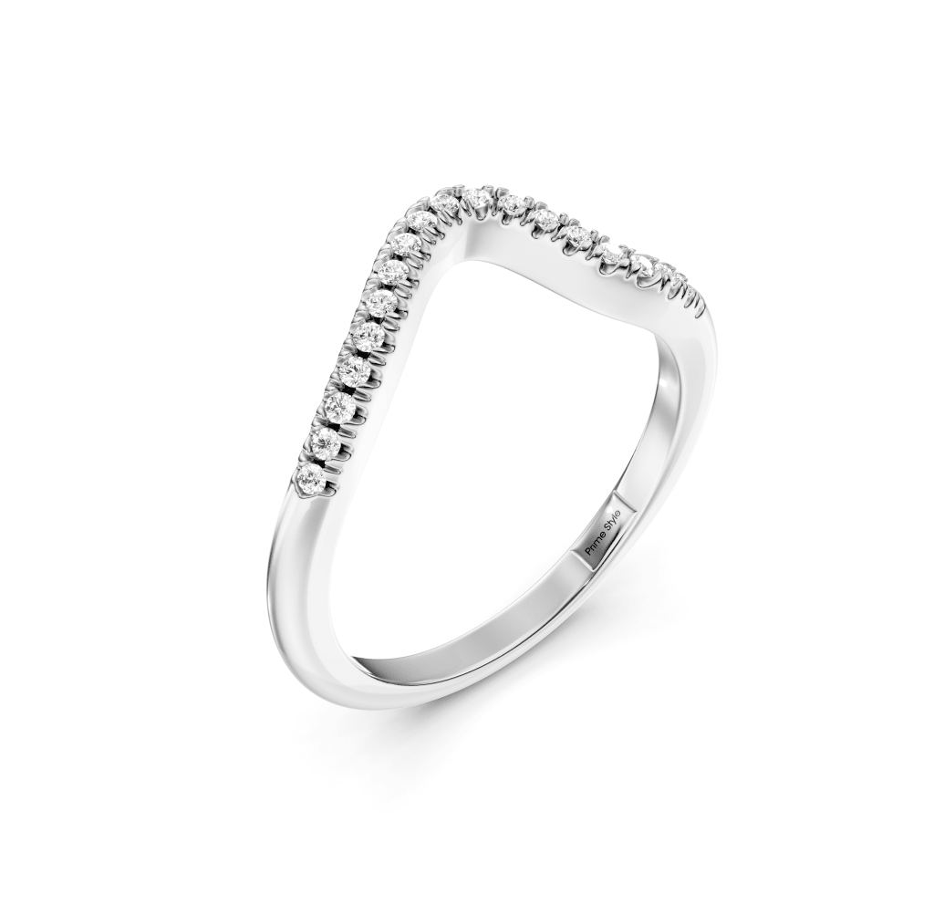 0.10 CT Round Cut Diamonds - Wedding Rings