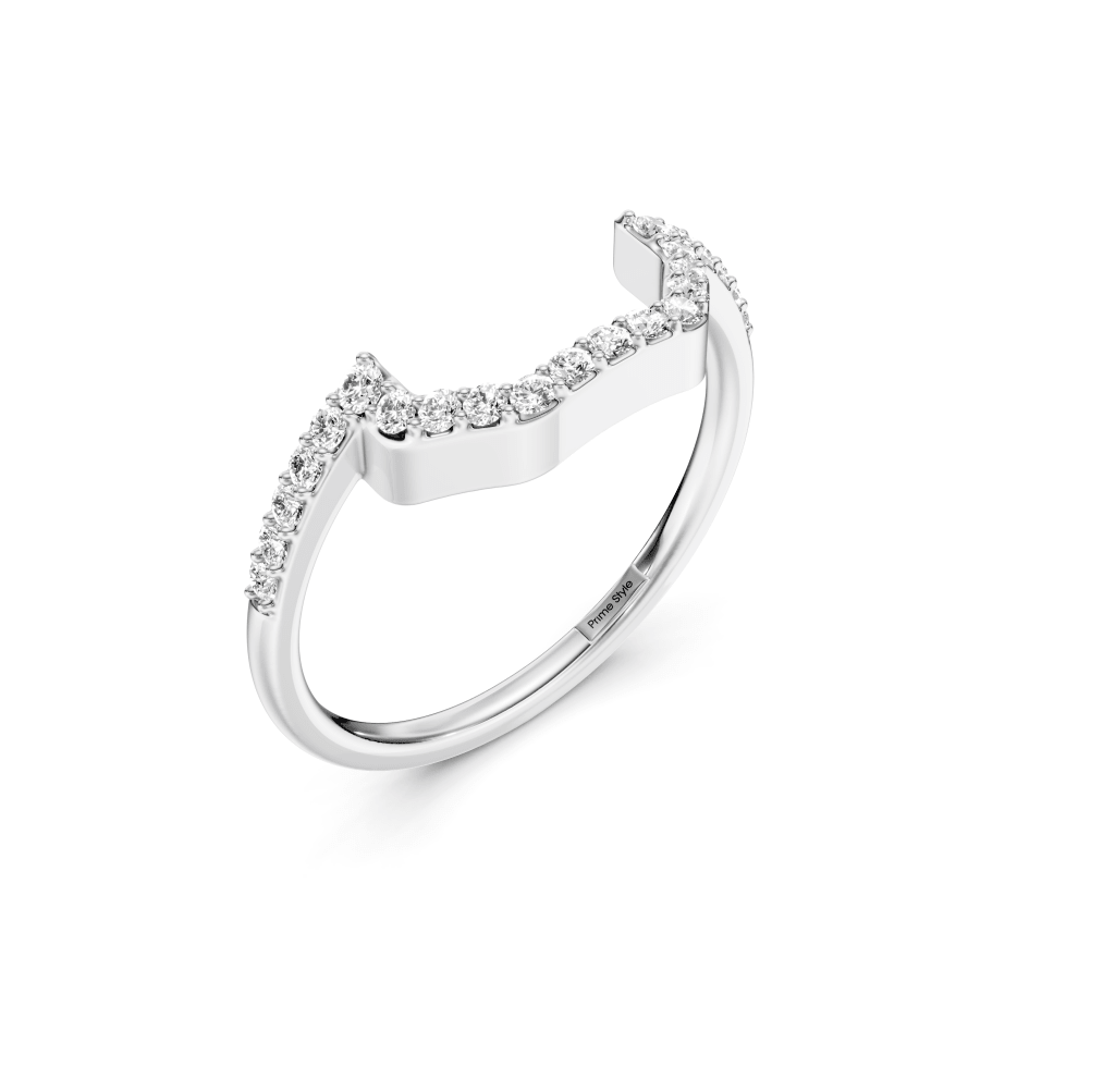 0.20 CT Round Cut Lab Grown Diamonds - Wedding Band