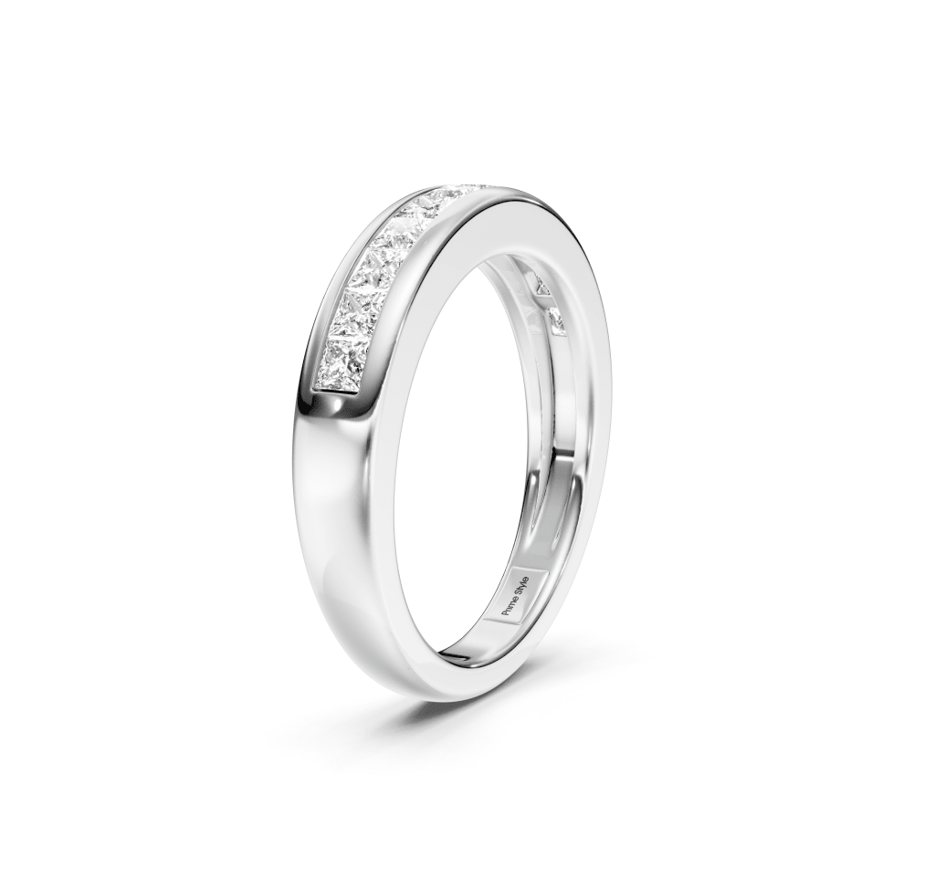 0.60 CT Princess Cut Diamonds - Wedding Rings - Primestyle.com