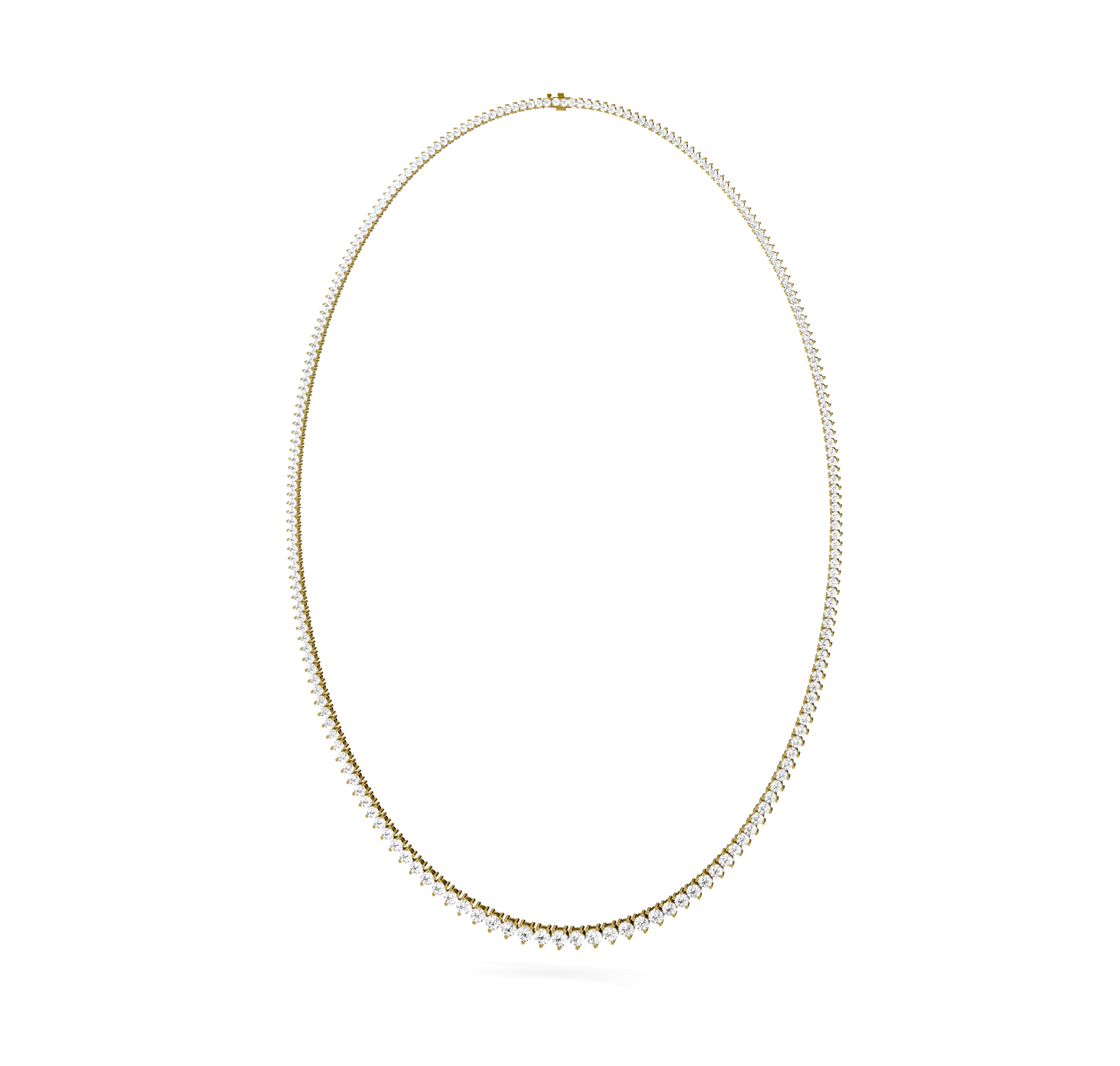 5.00 CT Round Cut Diamonds - Diamond Necklace