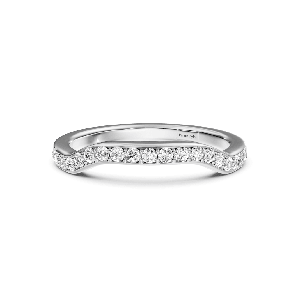 0.20 CT Round Cut Lab Grown Diamonds - Wedding Band