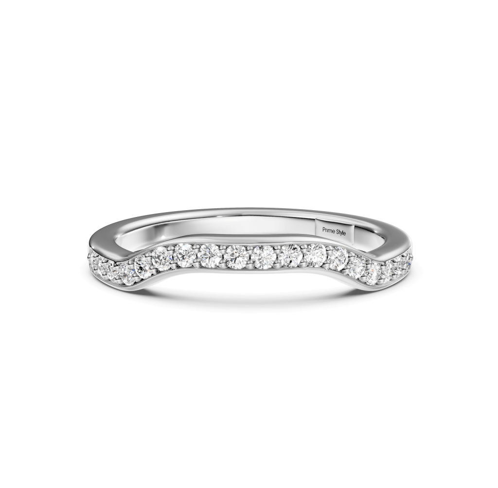 0.20 CT Round Cut Lab Grown Diamonds - Wedding Band