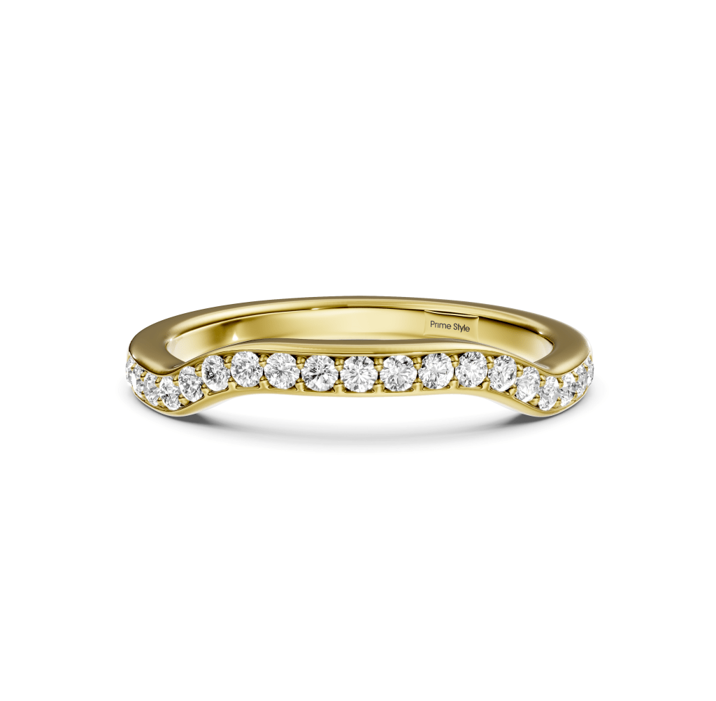 0.20 CT Round Cut Lab Grown Diamonds - Wedding Band