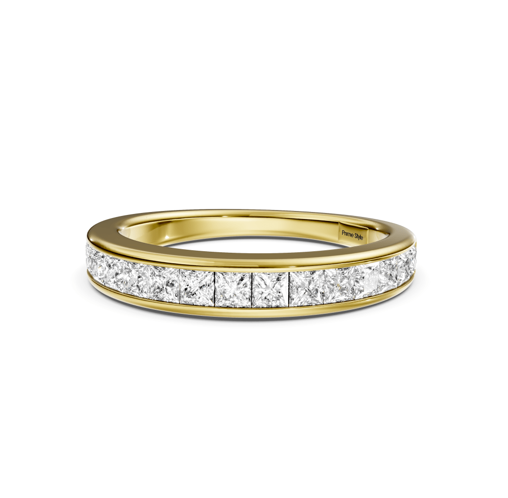 0.90 CT Princess Cut Diamonds - Wedding Rings - Primestyle.com