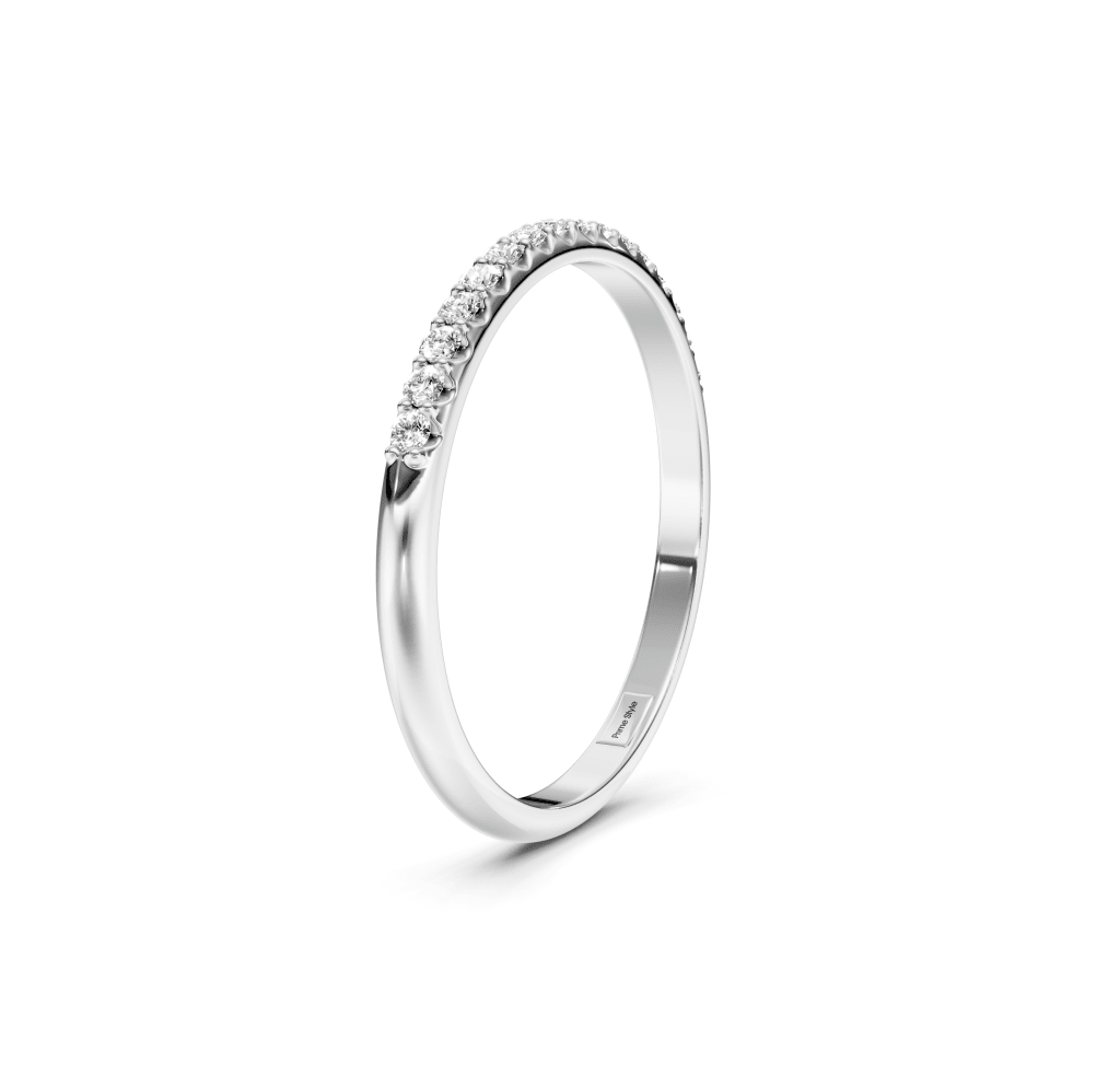 0.15 CT Round Cut Diamonds - Wedding Rings