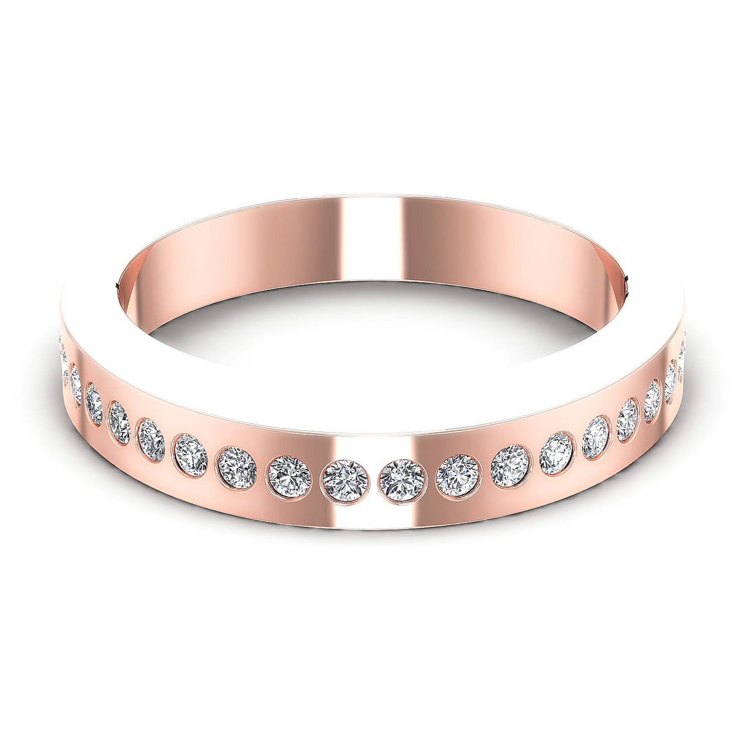 0.25 CT Round Cut Natural Diamonds - Wedding Band