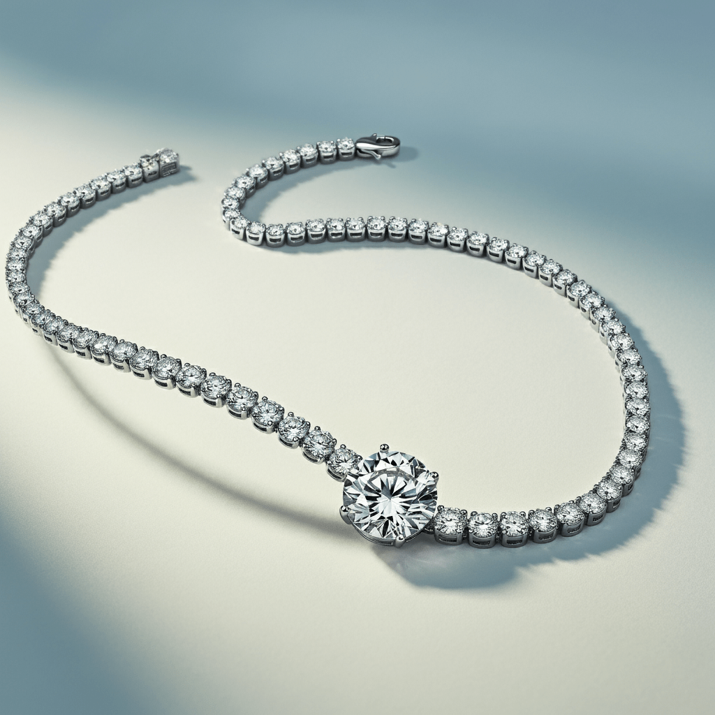 Eclipse Tennis Necklace - Primestyle.com