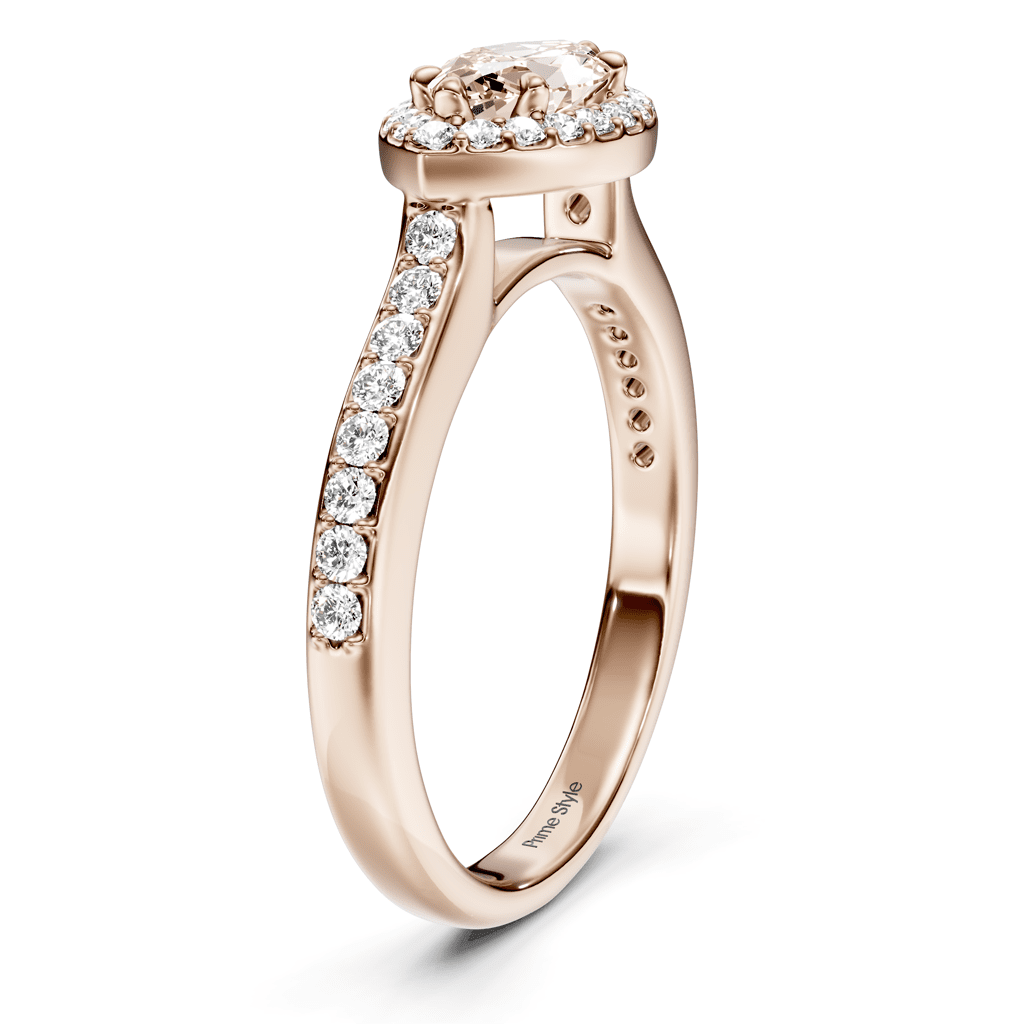 1.30 - 4.30 CT Marquise & Round Cut Fancy Pink Diamonds - Engagement Ring - Primestyle.com