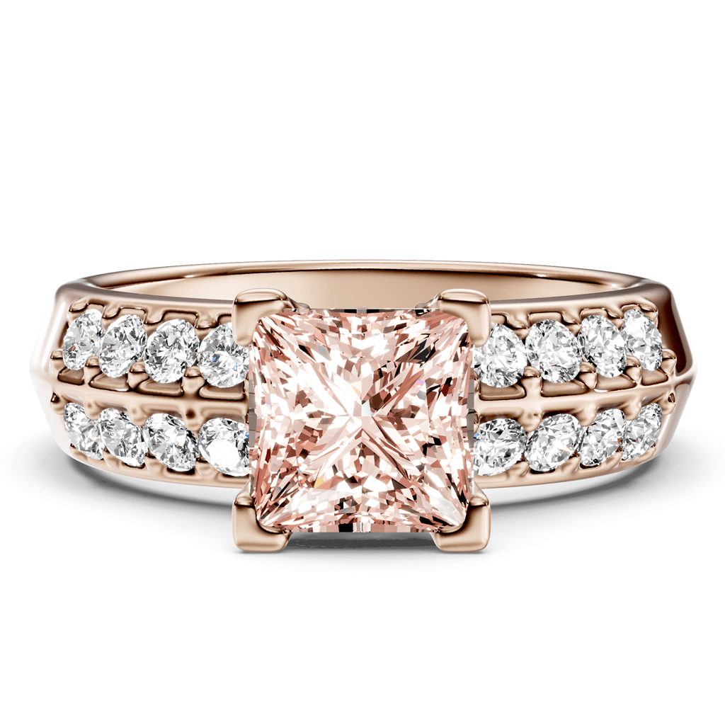 1.35 - 4.35 CT Round Cut Fancy Pink Diamonds - Engagement Ring - Primestyle.com