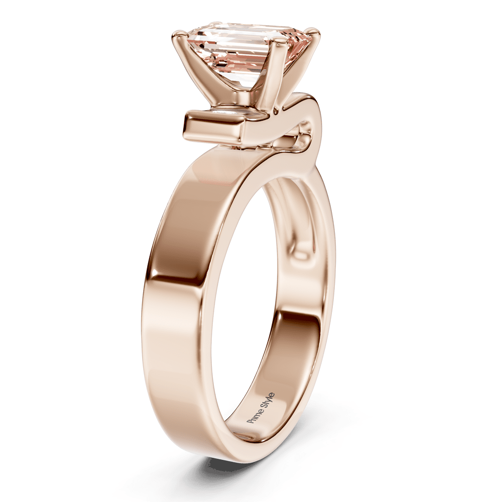 1.10-4.10 CT Emerald & Princess Cut Fancy Pink Diamonds - Engagement Ring