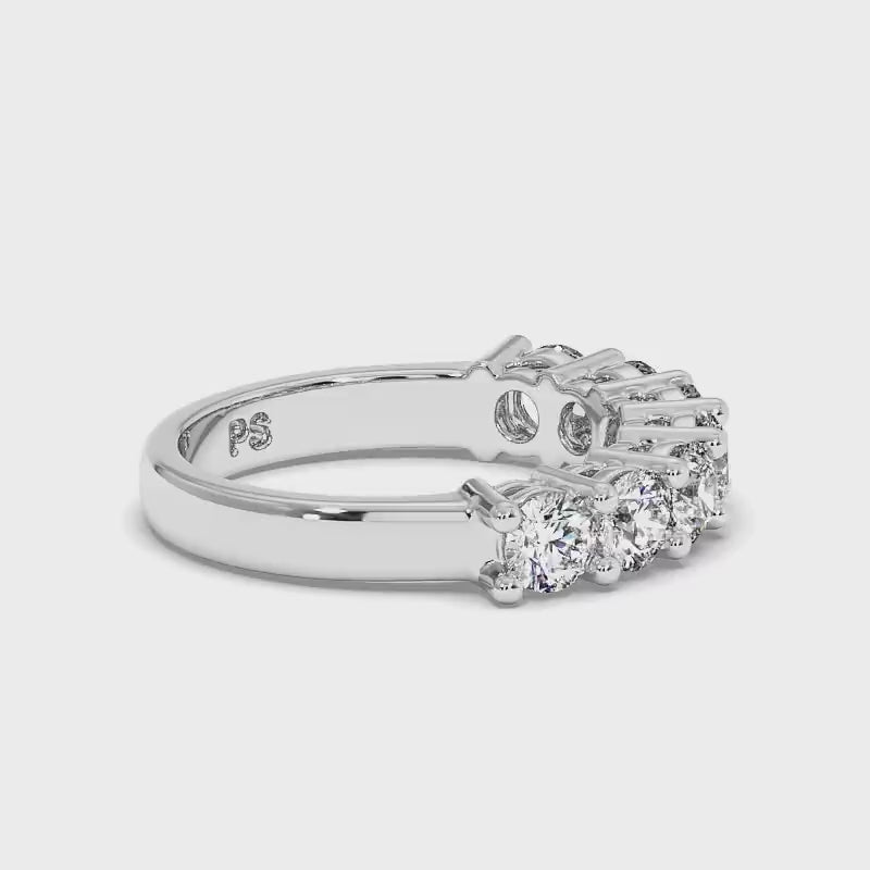 2.00 CT Round Cut Diamonds - Wedding Band