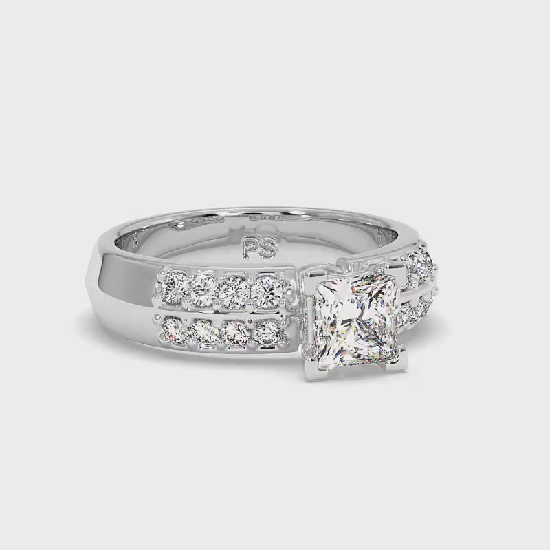 0.70-1.85 CT Round Cut Diamonds - Engagement Ring