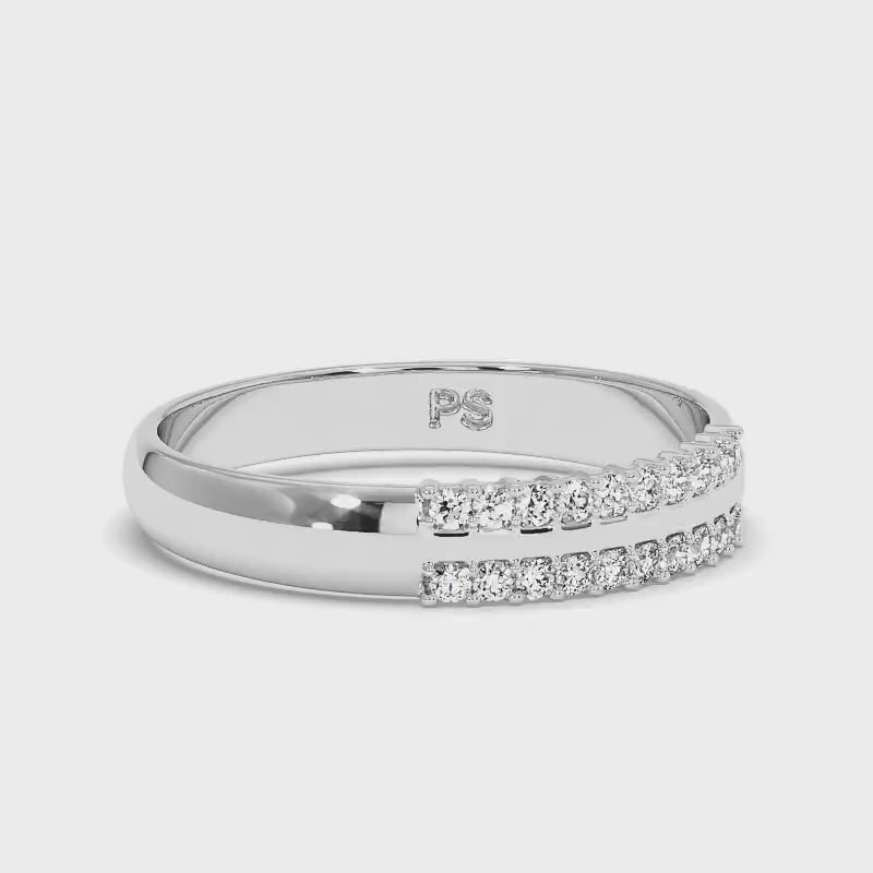 0.25 CT Round Cut Diamonds - Wedding Band