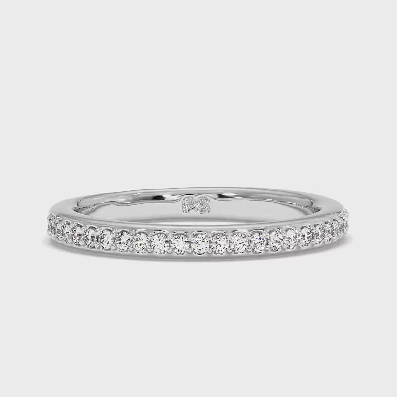 0.30 CT Round Cut Diamonds - Wedding Band