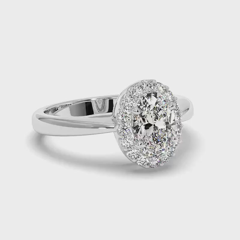 0.65-1.80 CT Round & Oval Cut Diamonds - Engagement Ring