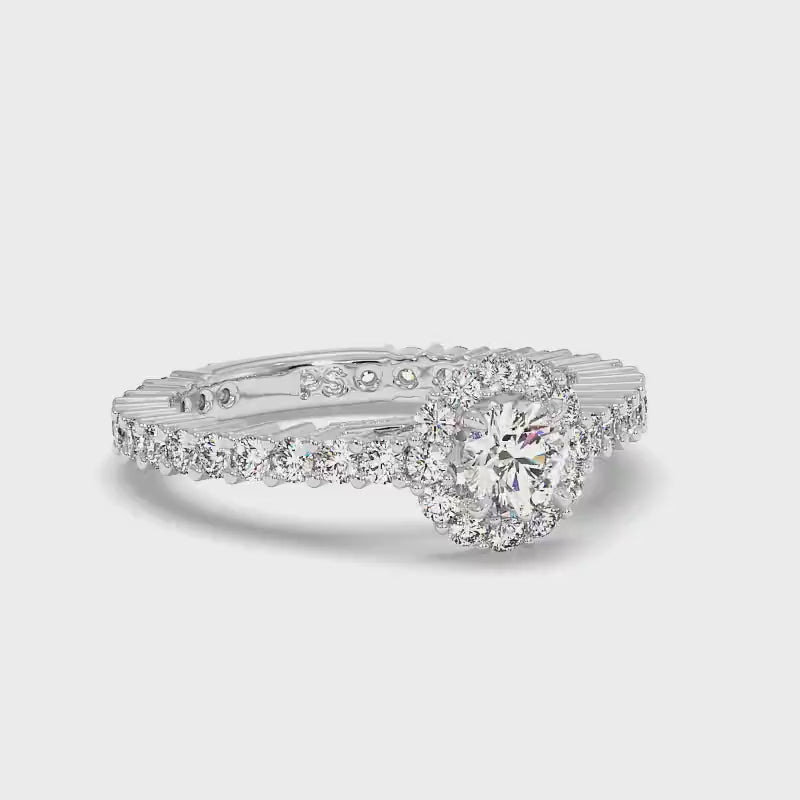 1.20-2.35 CT Round Cut Diamonds - Engagement Ring
