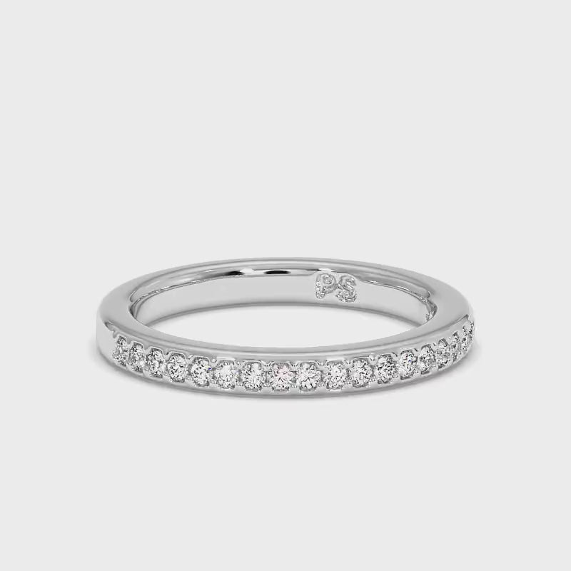 0.25 CT Round Cut Diamonds - Wedding Band