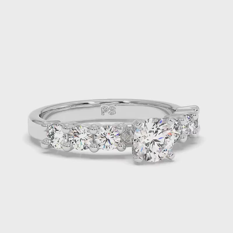 1.25-2.40 CT Round Cut Diamonds - Engagement Ring