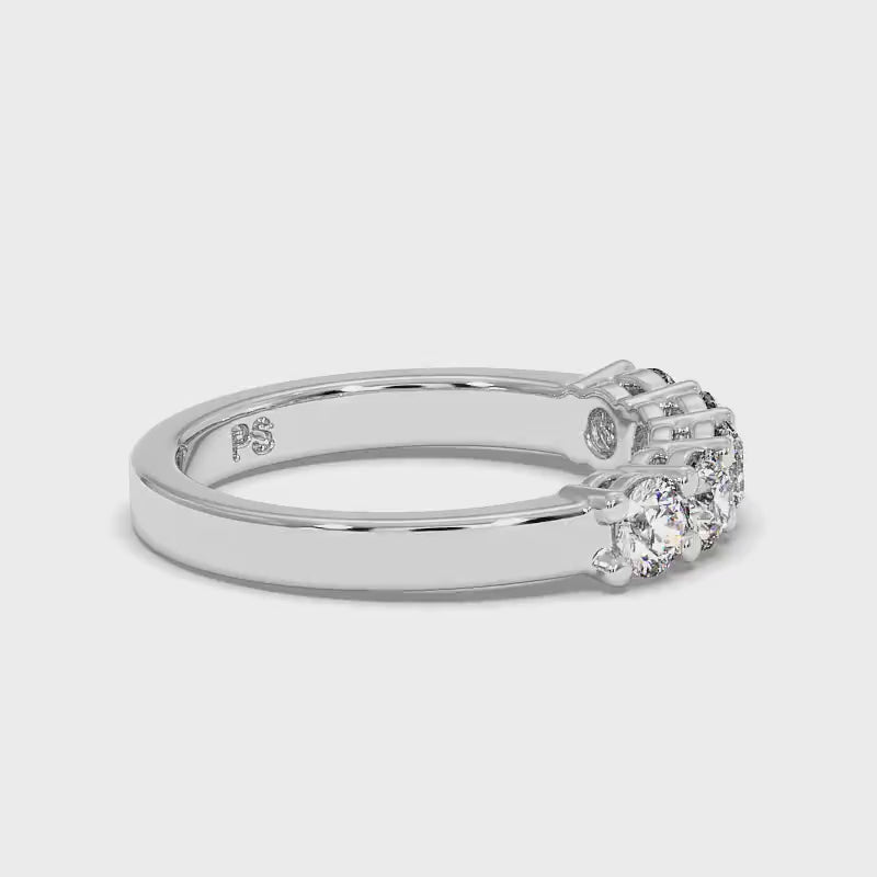 1.50 CT Round Cut Diamonds - Wedding Band