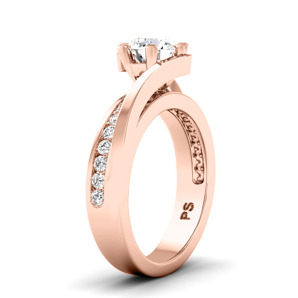 0.70-1.85 CT Round Cut Natural Diamonds - Engagement Ring