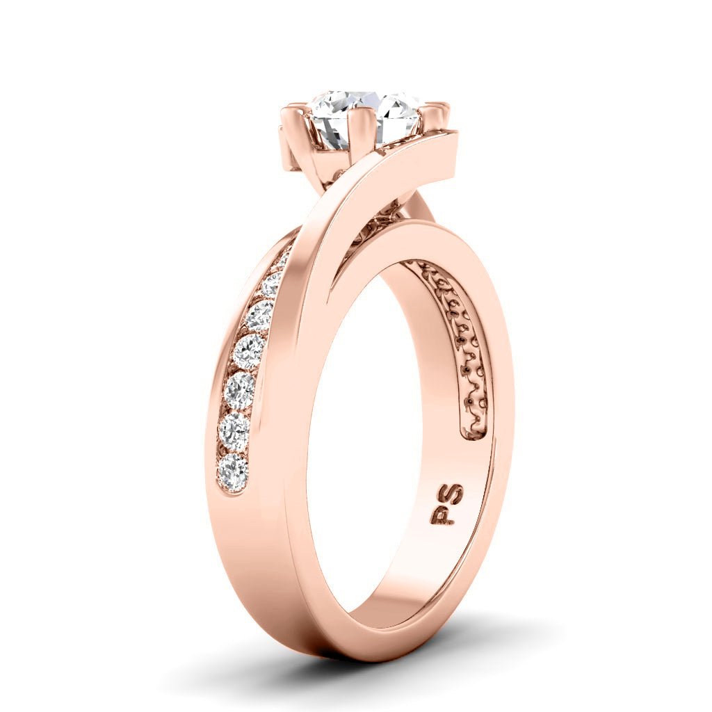 0.70 - 1.85 CT Round Cut Natural Diamonds - Engagement Ring - Primestyle.com