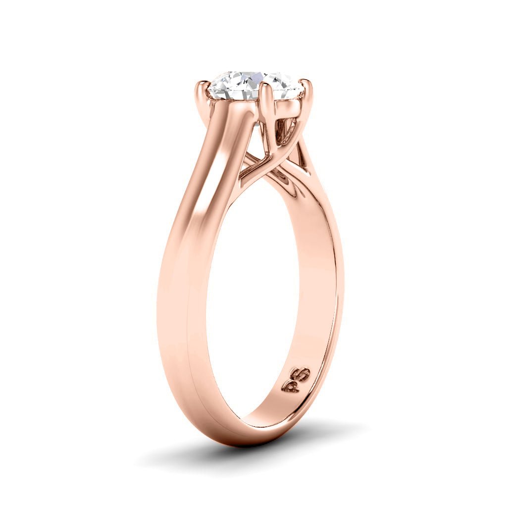 0.50-6.00 CT Round Cut Diamonds - Solitaire Rings