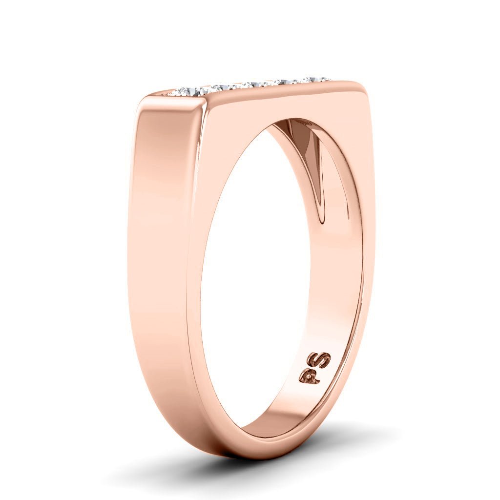 0.50 CT Round Cut Natural Diamonds - Wedding Band - Primestyle.com