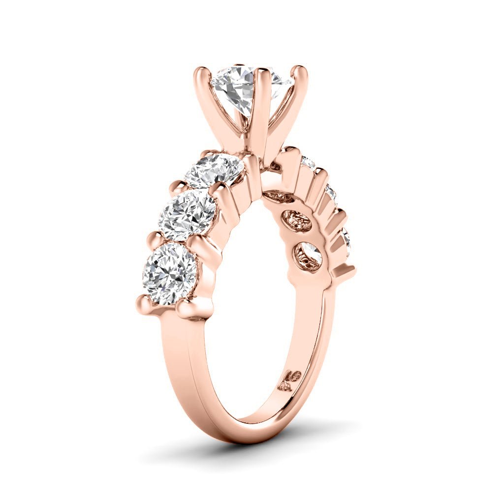 1.85-3.00 CT Round Cut Natural Diamonds - Engagement Ring