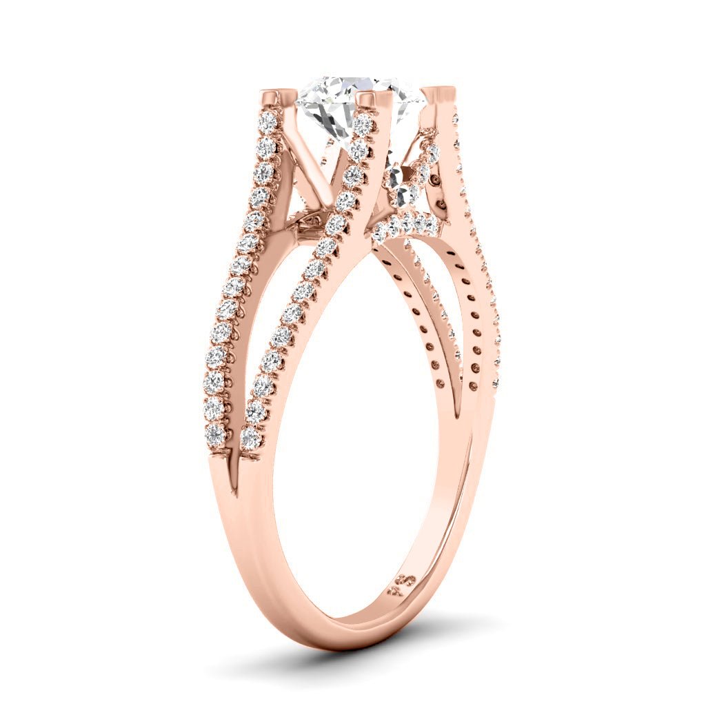 0.90 - 6.40 CT Round Cut Diamonds - Engagement Ring - Primestyle.com