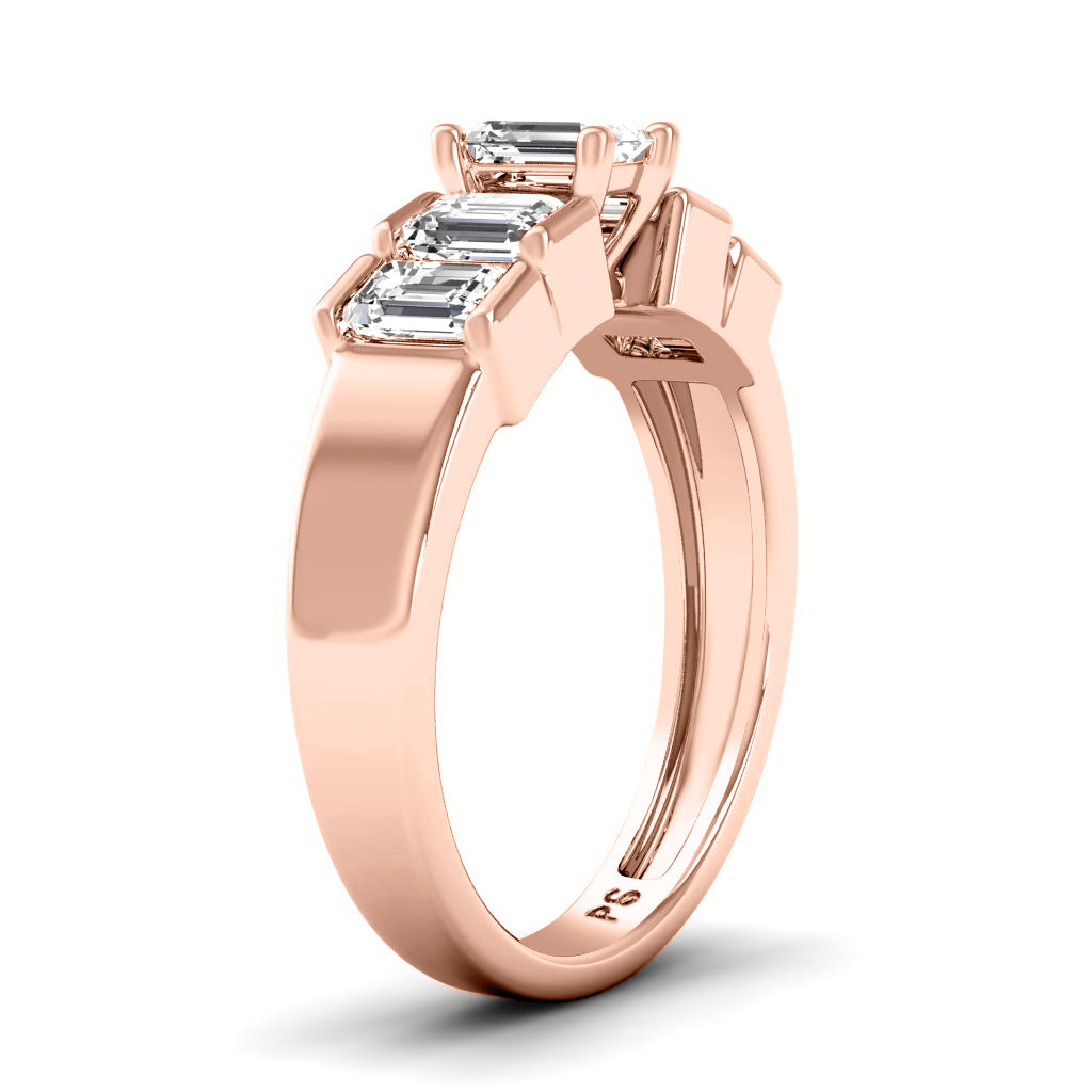 1.65-2.80 CT Emerald Cut Natural Diamonds - Engagement Ring