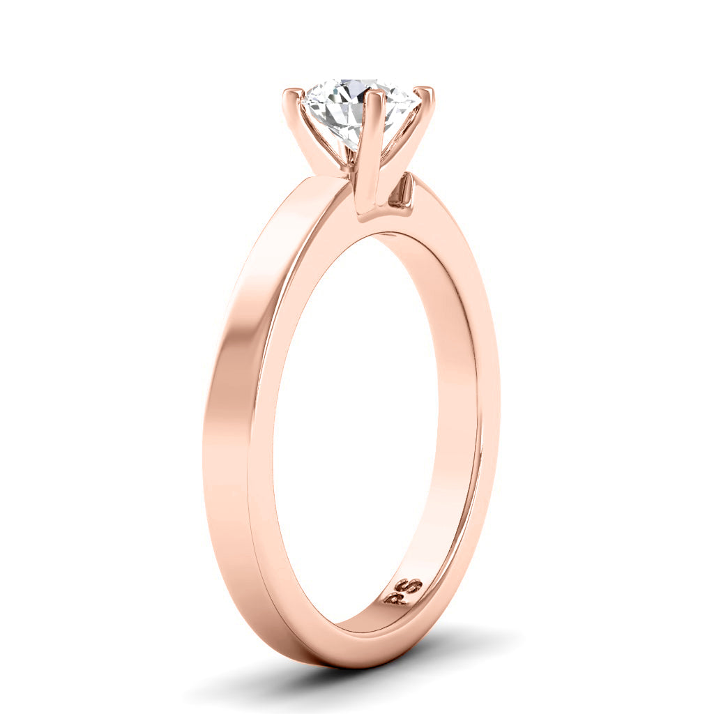 0.35-1.50 CT Round Cut Natural Diamonds - Solitaire Rings