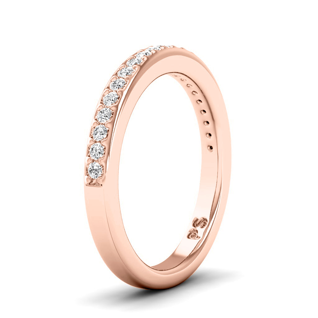 0.25 CT Round Cut Diamonds - Wedding Band