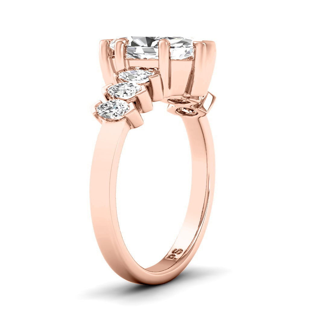 1.50-4.00 CT Marquise Cut Lab Grown Diamonds - Engagement Ring
