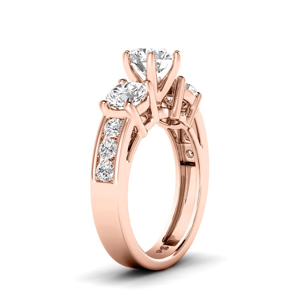 1.15 - 2.30 CT Round Cut Natural Diamonds - Engagement Ring - Primestyle.com