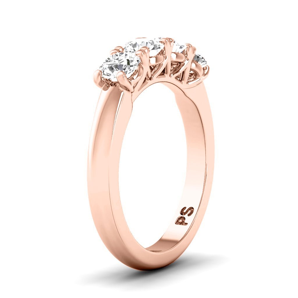 0.85 CT Round Cut Natural Diamonds - Wedding Band - Primestyle.com