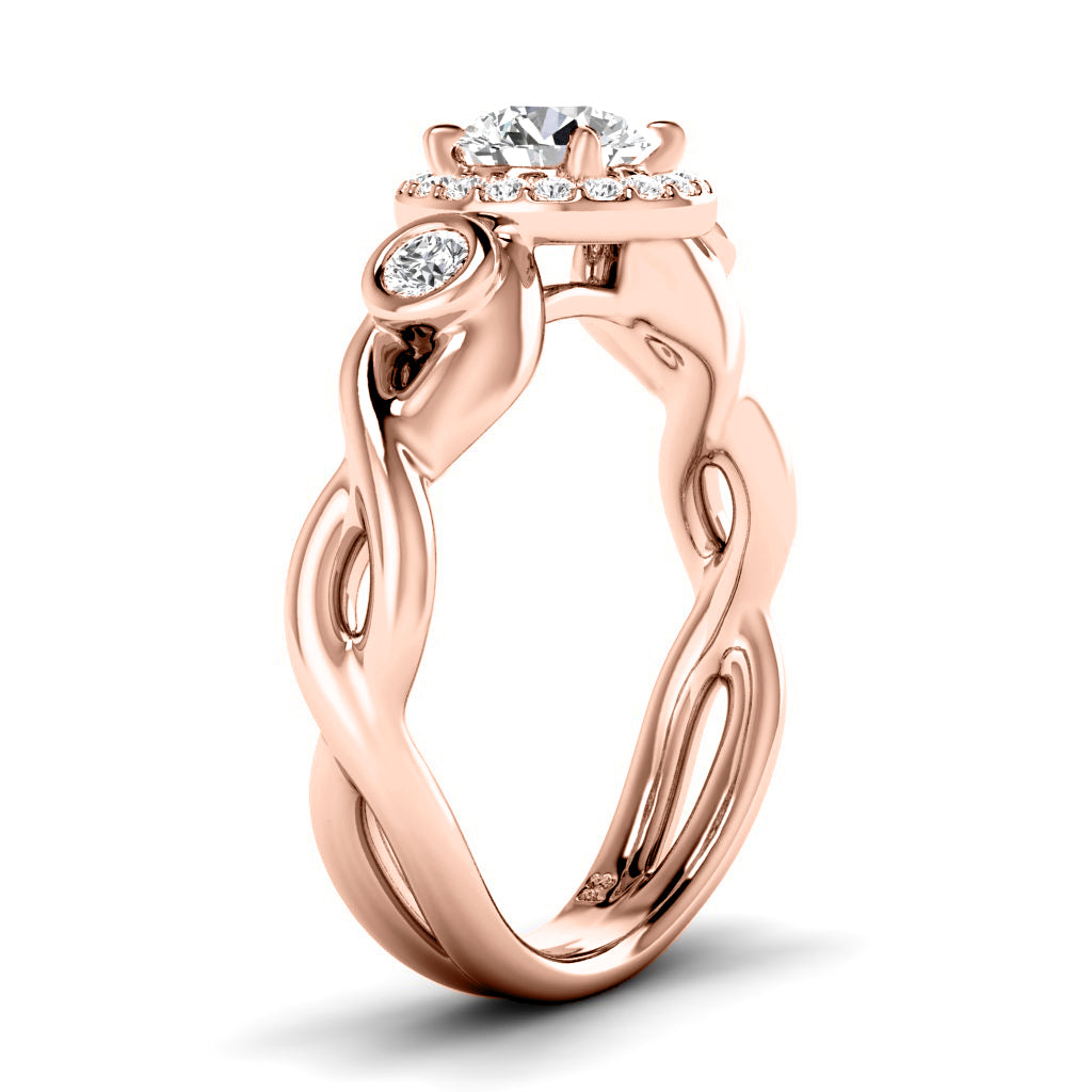 0.62-1.77 CT Round Cut Natural Diamonds - Engagement Ring