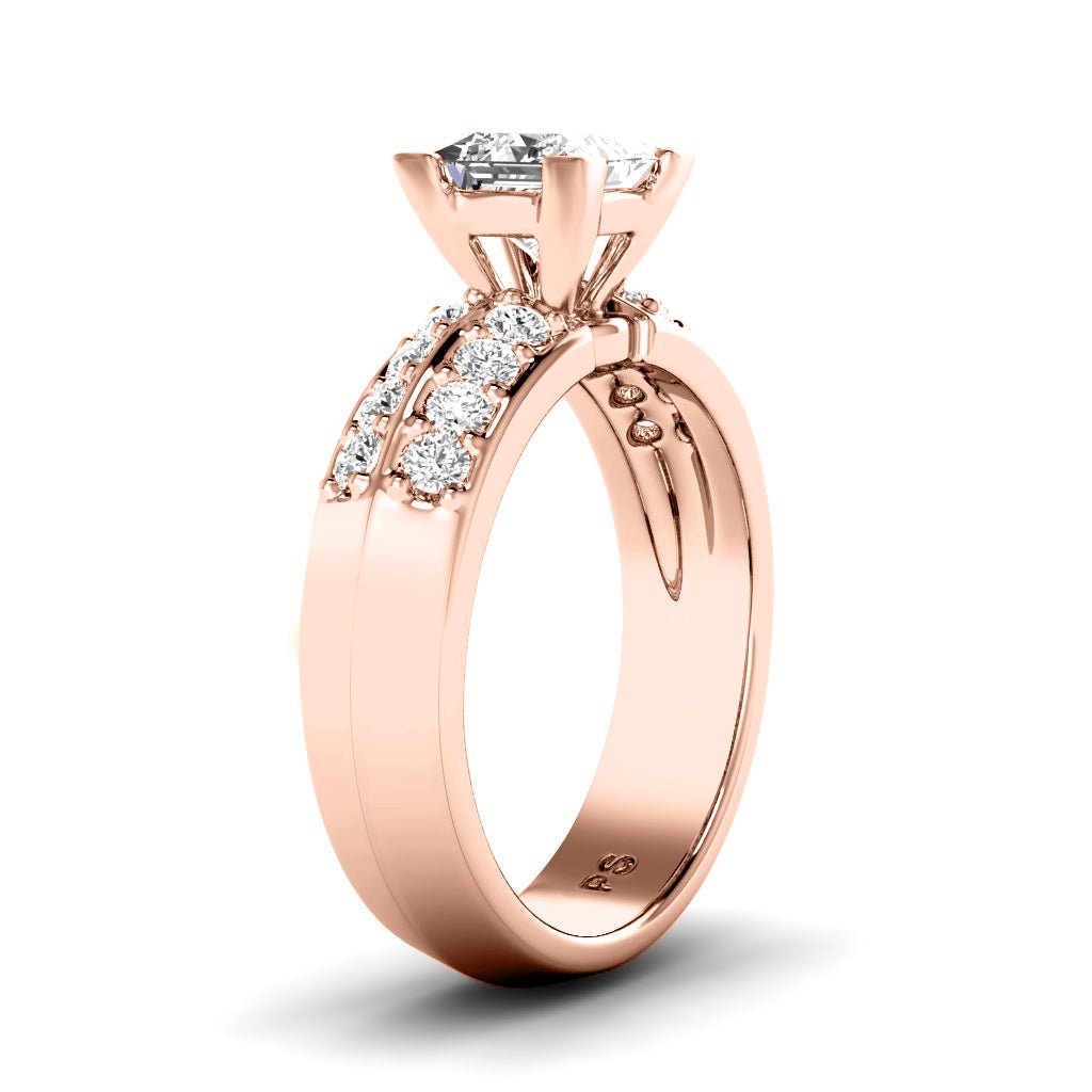 0.85-6.35 CT Round Cut Lab Grown Diamonds - Engagement Ring