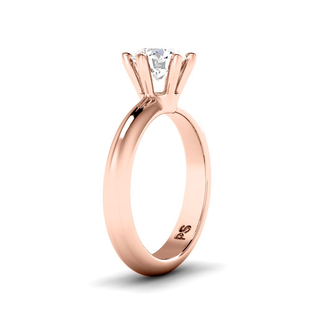 0.35-1.50 CT Round Cut Natural Diamonds - Solitaire Rings