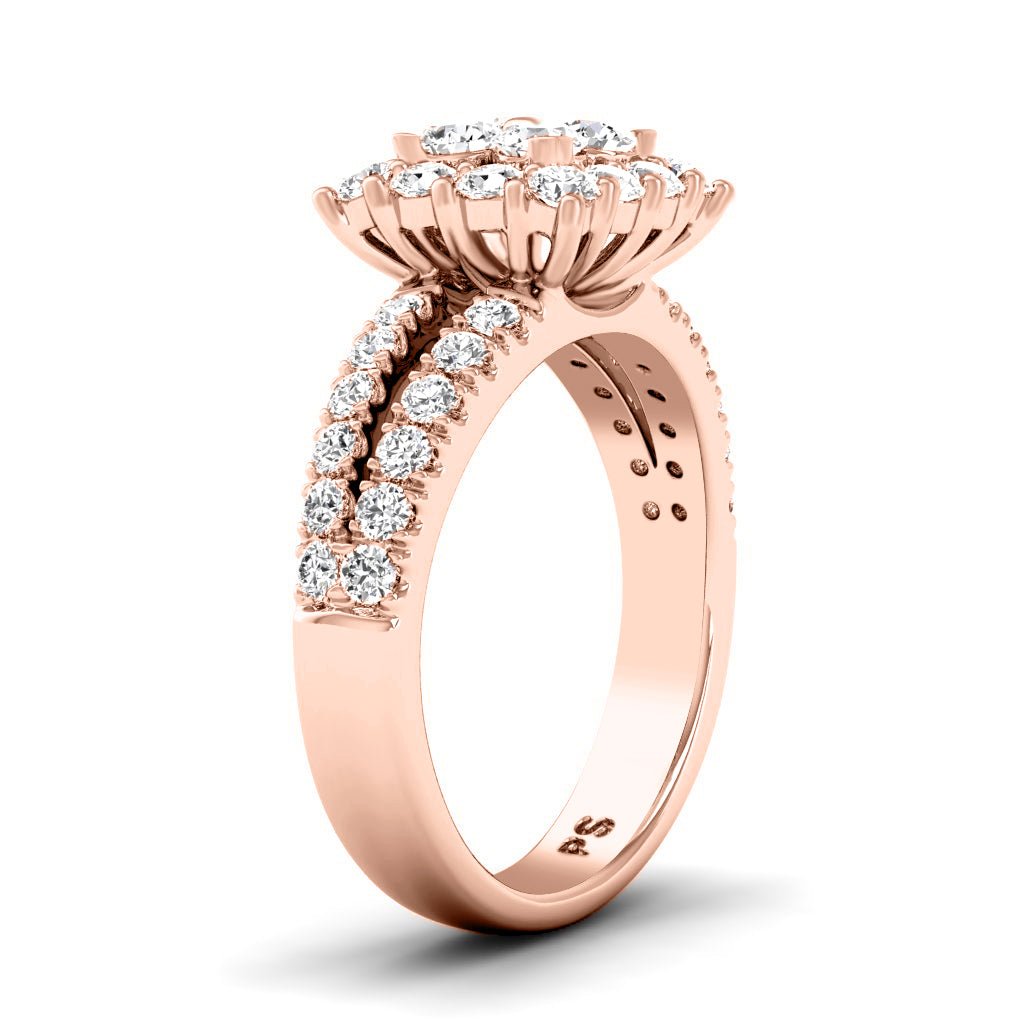 1.21 CT Round Cut Natural Diamonds - Engagement Ring - Primestyle.com
