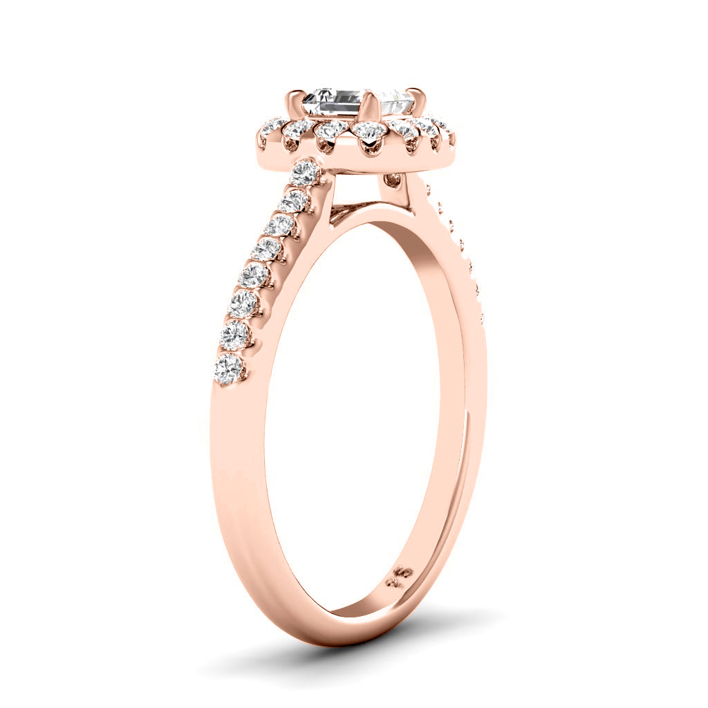 0.85-3.35 CT Round & Ascher Cut Lab Grown Diamonds - Engagement Ring