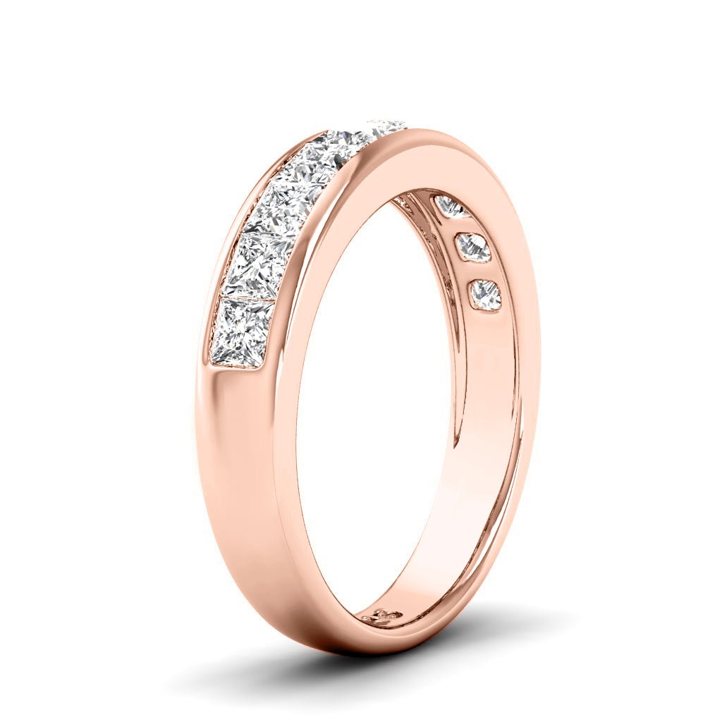 1.65 CT Princess Cut Lab Grown Diamonds - Wedding Band - Primestyle.com