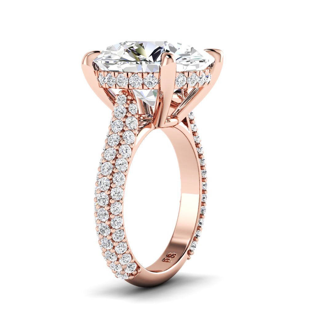 11.90 CT Round Cut Diamonds - Engagement Ring - Primestyle.com