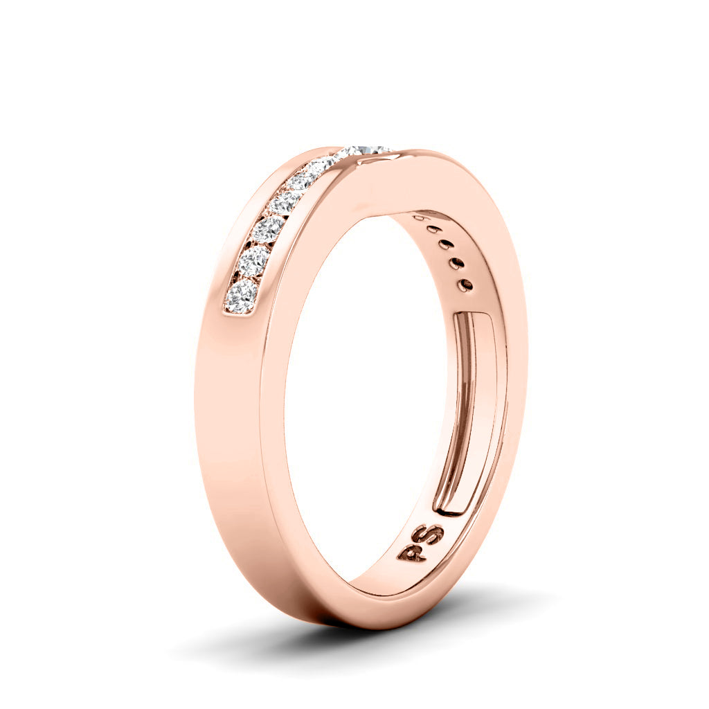 0.30 CT Round Cut Diamonds - Wedding Band